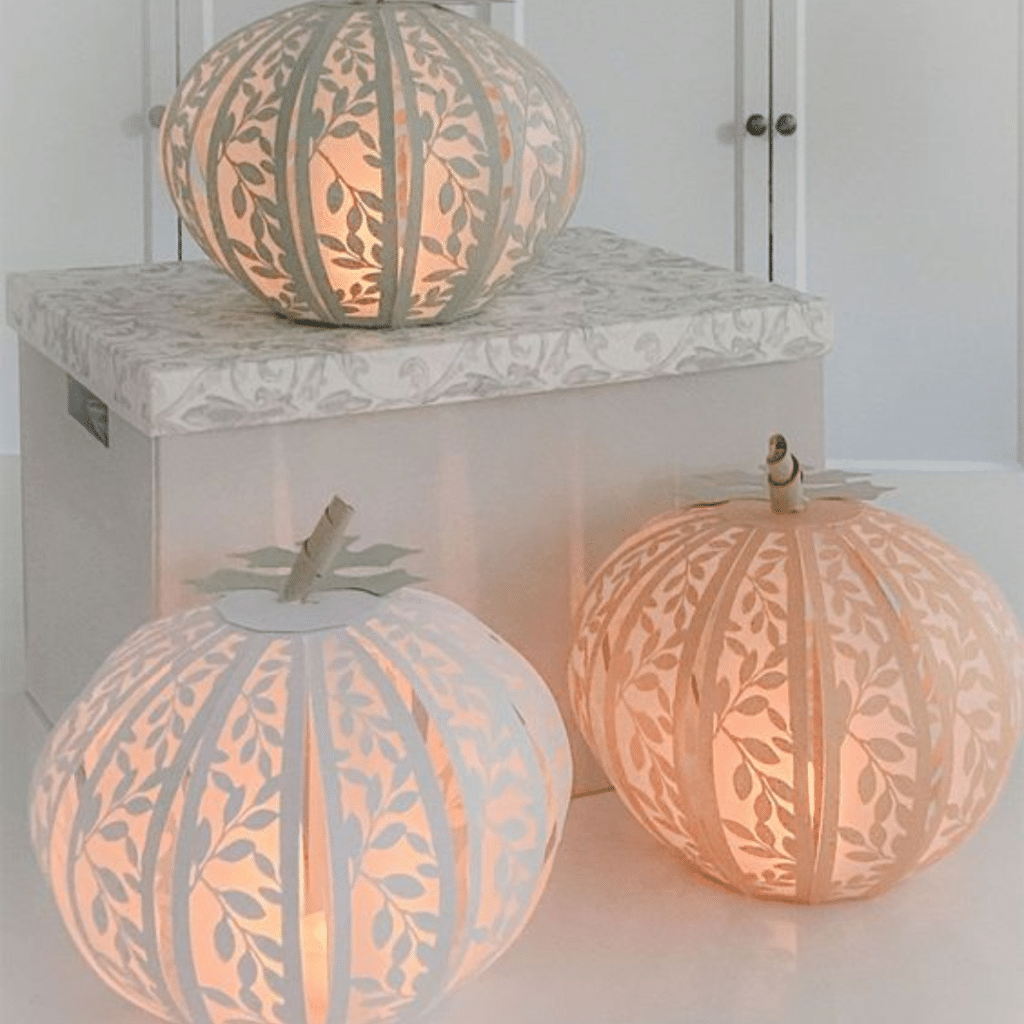 Cricut DIY Project cut out pumpkin