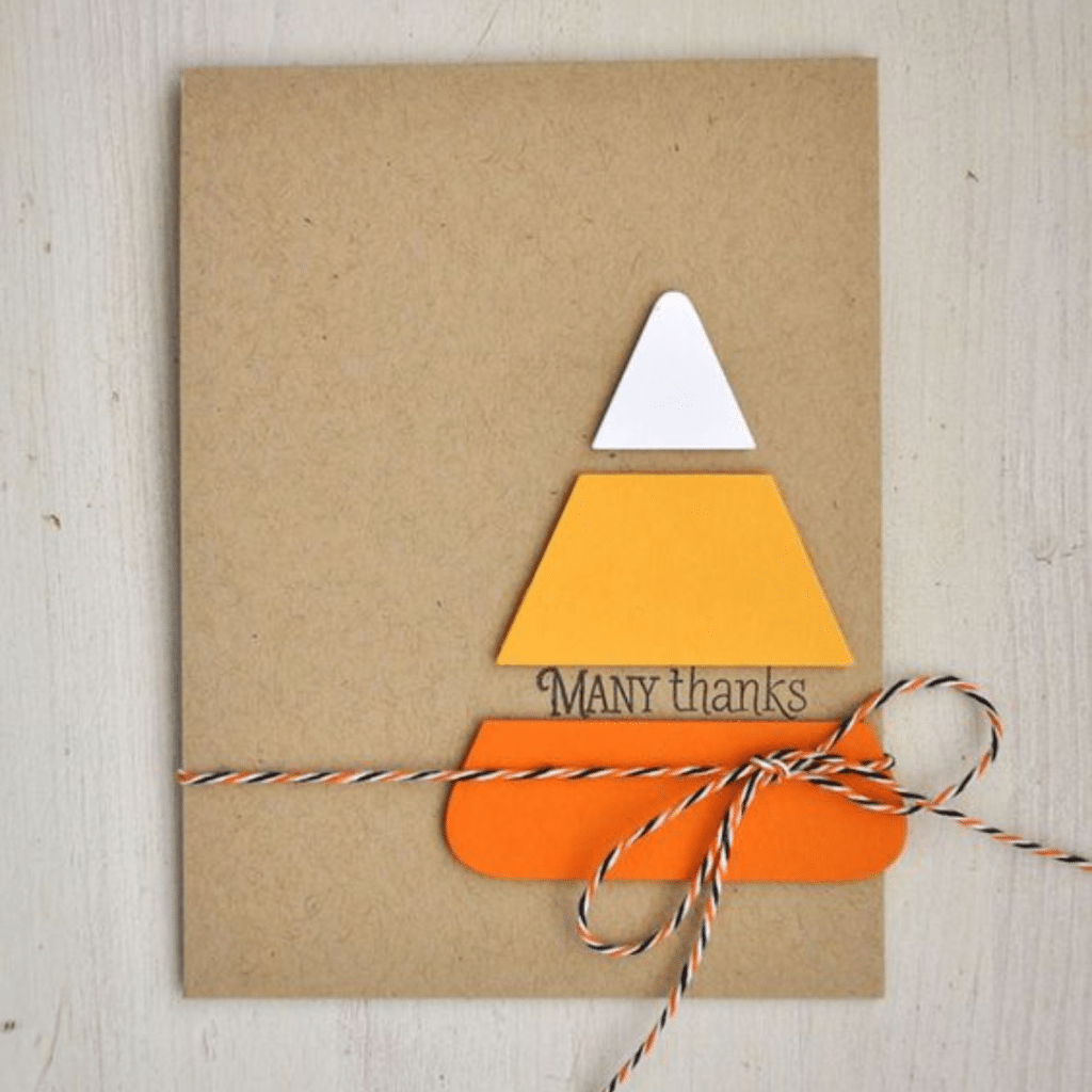 DIY Candy Corn Card