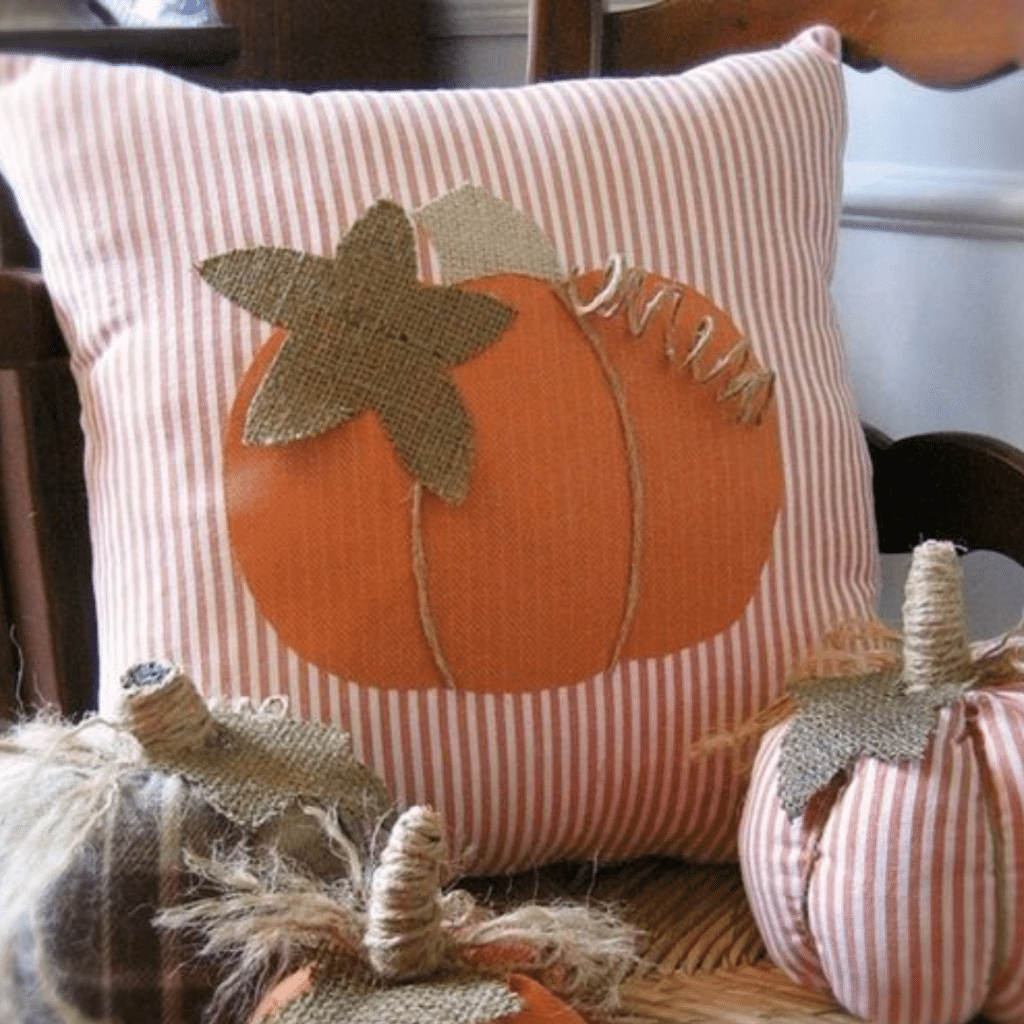 DIY Pumpkin Patch Pillow